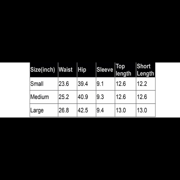 women two piece shorts and top set. - Picture 4 of 4